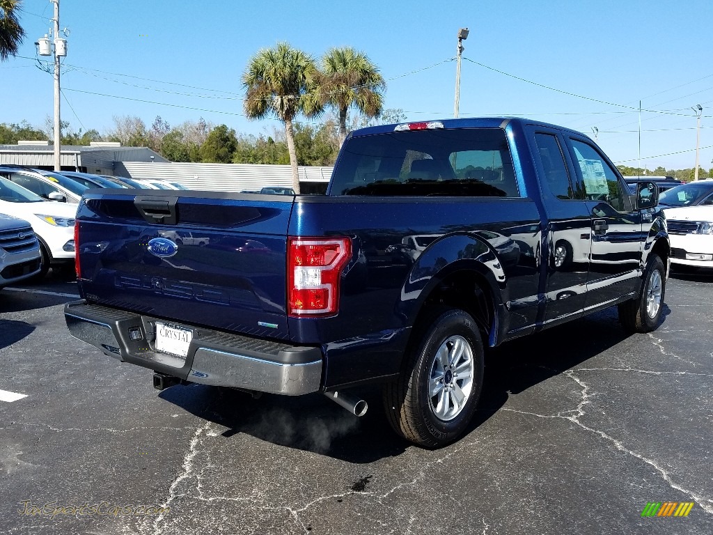 2019 F150 XLT SuperCab - Blue Jeans / Earth Gray photo #5