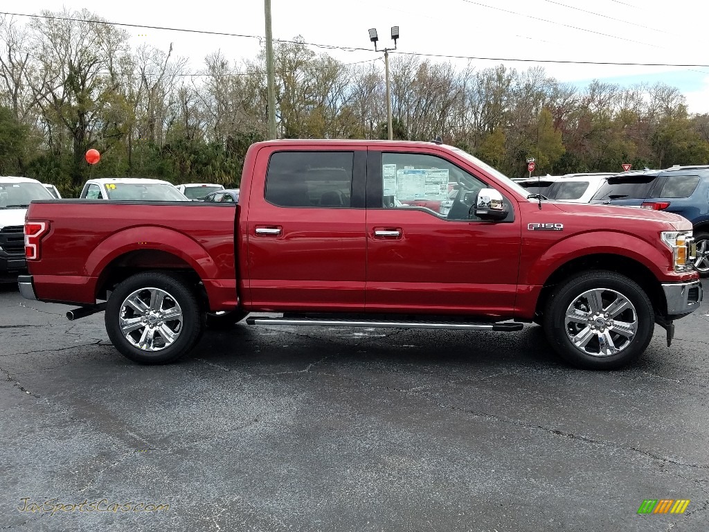 2019 F150 XLT SuperCrew - Ruby Red / Earth Gray photo #6