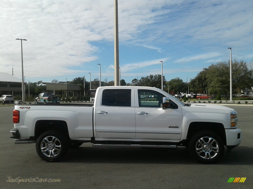 2019 Silverado 2500HD High Country Crew Cab 4WD - Iridescent Pearl Tricoat / High Country Saddle photo #6
