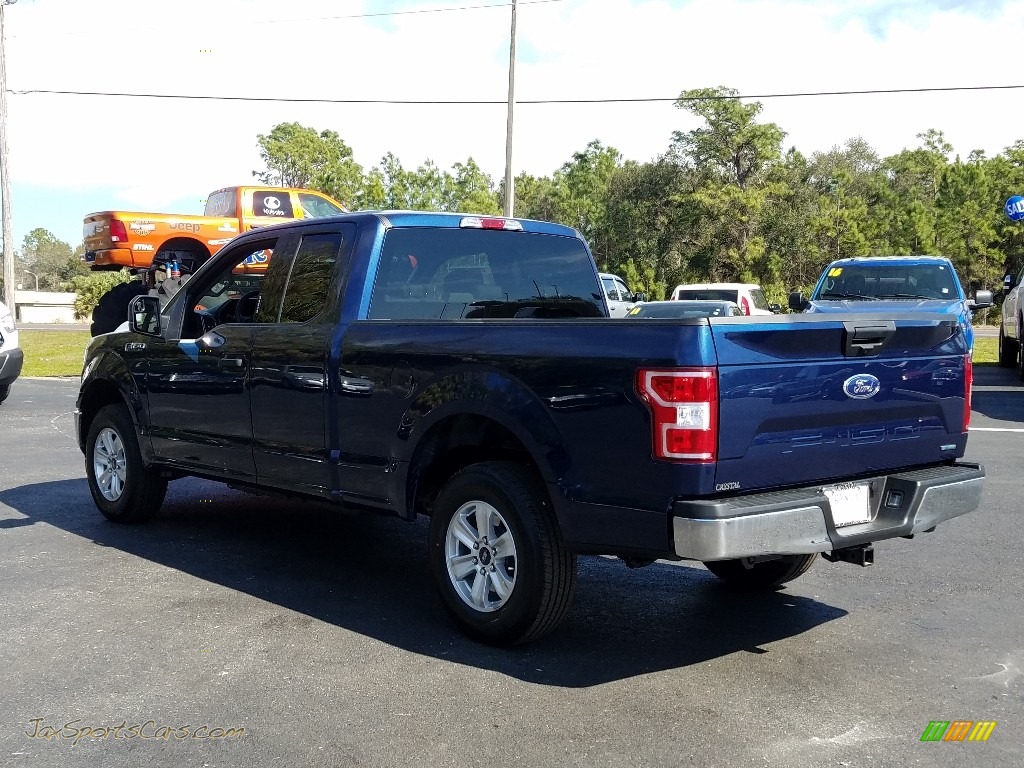 2019 F150 XLT SuperCab - Blue Jeans / Earth Gray photo #3
