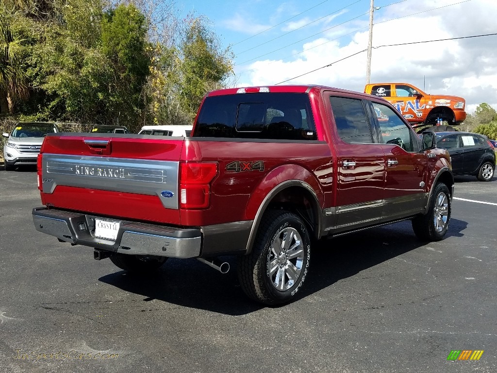 2019 Ford F150 King Ranch Supercrew 4x4 In Ruby Red Photo #5 - A54103 