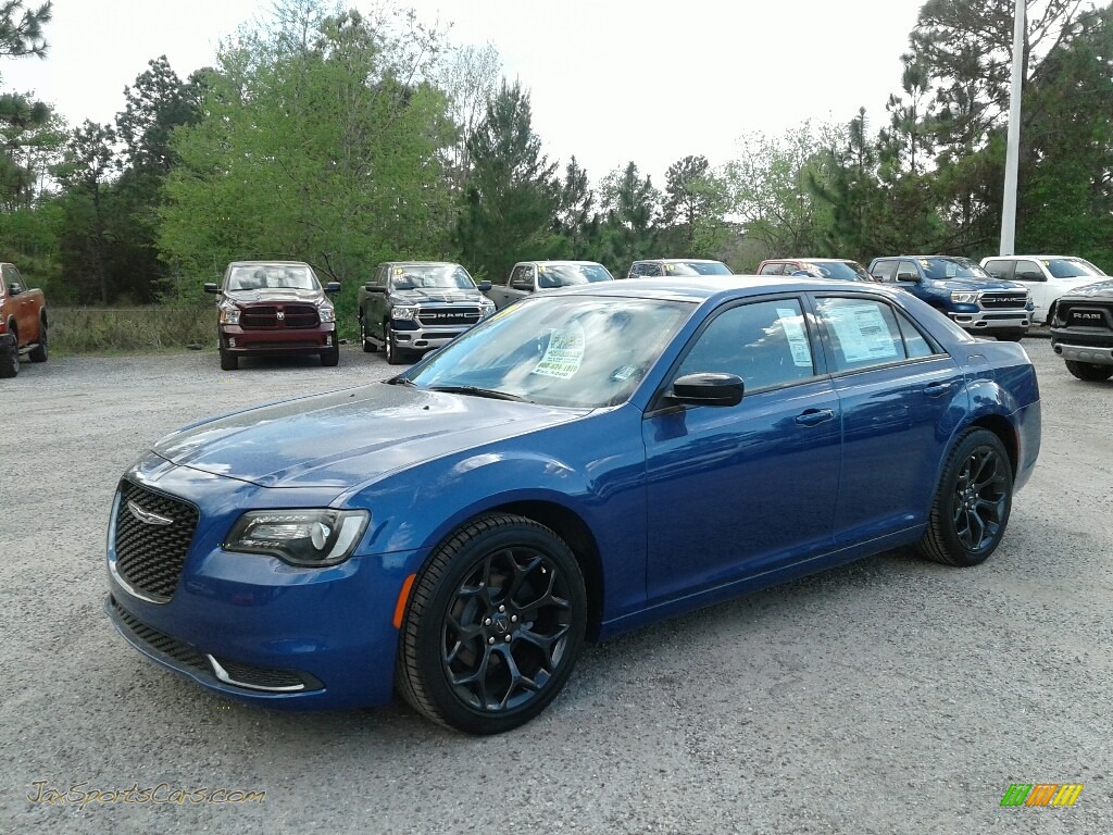 Ocean Blue Metallic / Black Chrysler 300 Touring