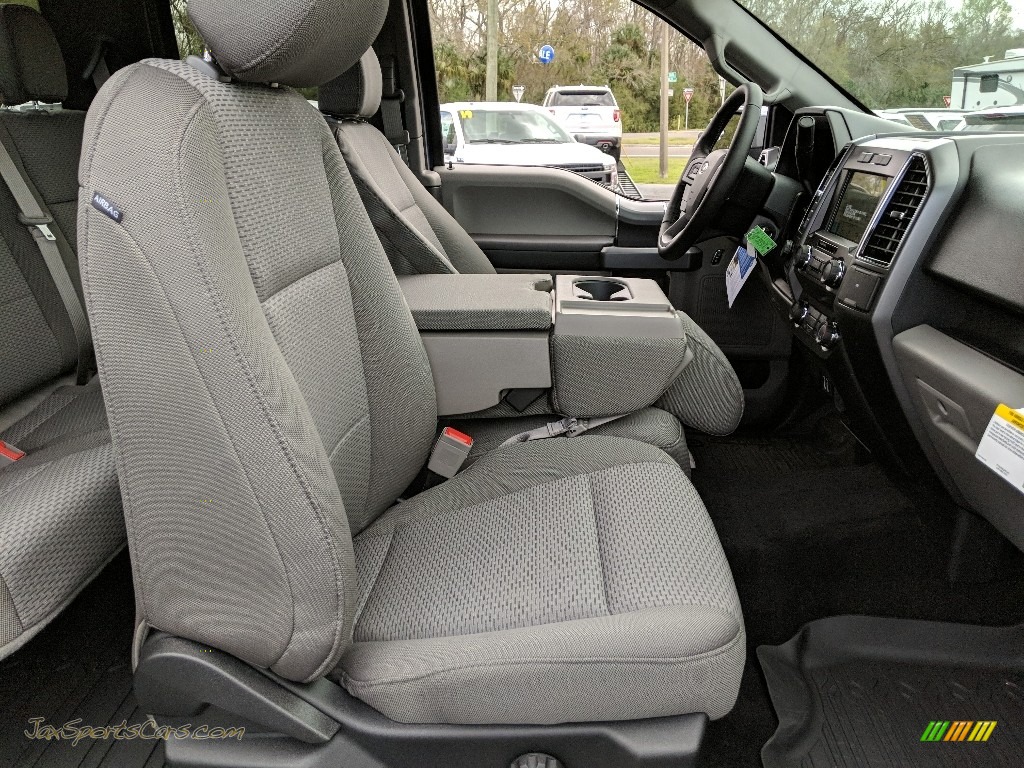 2019 F150 XLT SuperCab 4x4 - Blue Jeans / Earth Gray photo #12