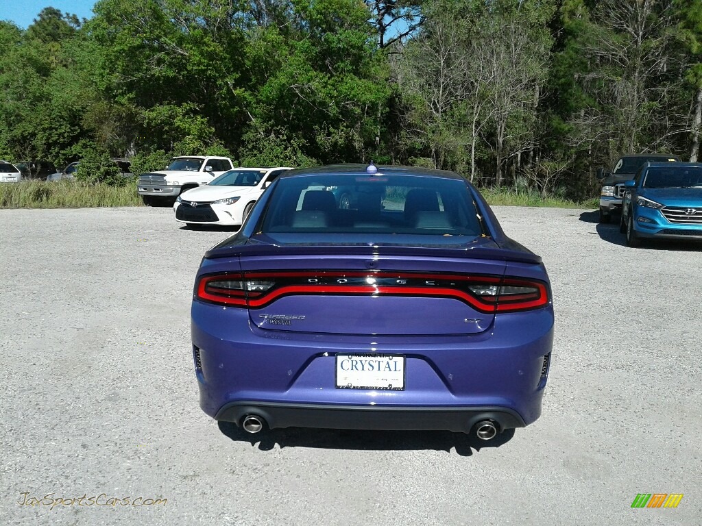2019 Charger GT - Plum Crazy Pearl / Black photo #4
