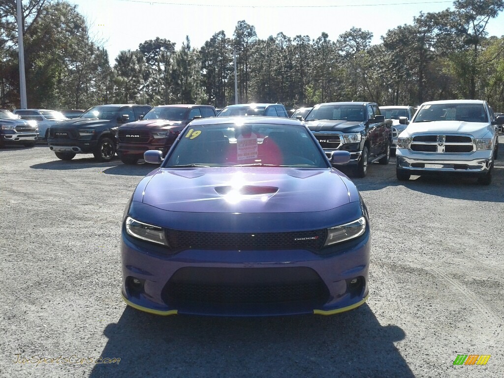2019 Charger GT - Plum Crazy Pearl / Black photo #8
