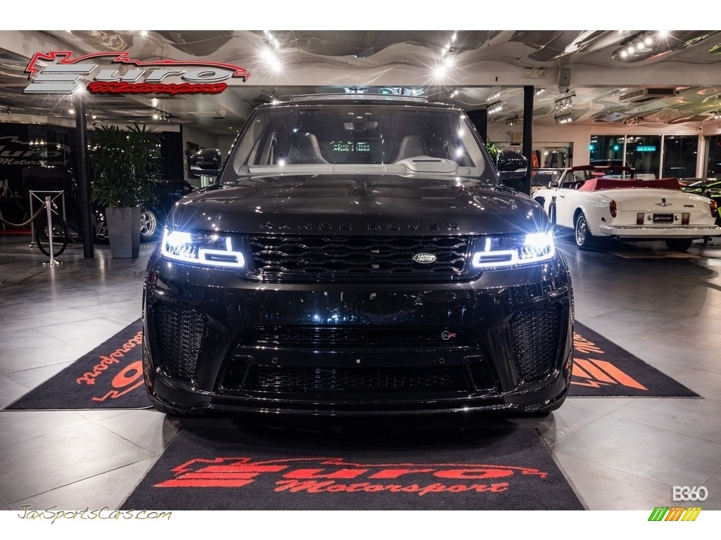 2018 Range Rover Sport SVR - Santorini Black Metallic / Ebony photo #2