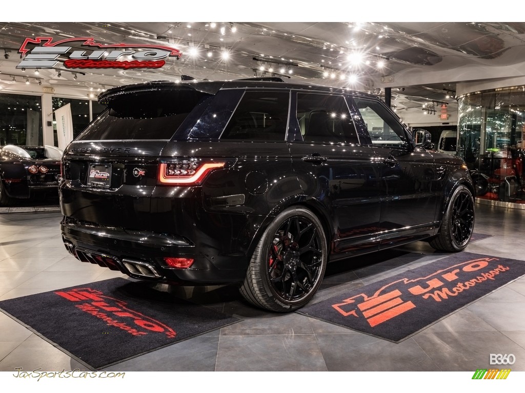 2018 Range Rover Sport SVR - Santorini Black Metallic / Ebony photo #9