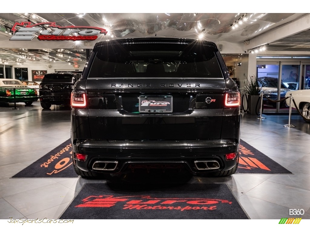 2018 Range Rover Sport SVR - Santorini Black Metallic / Ebony photo #10