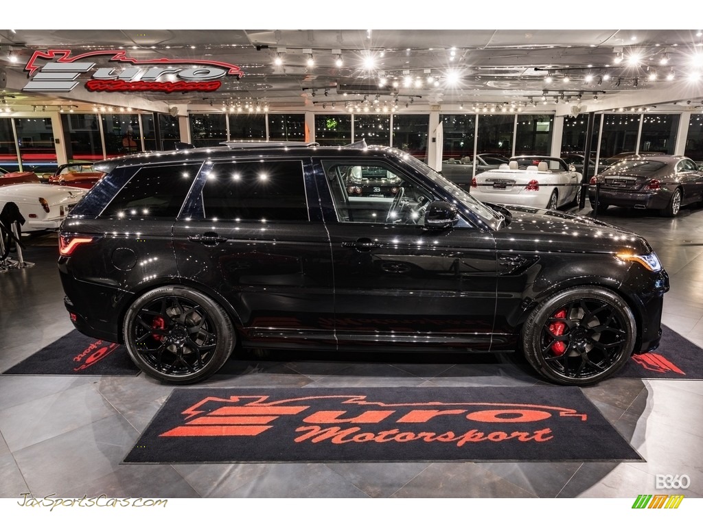2018 Range Rover Sport SVR - Santorini Black Metallic / Ebony photo #12