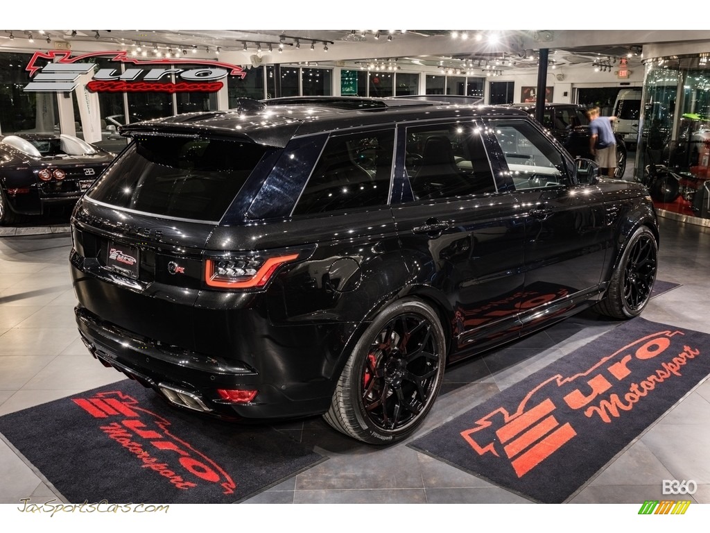 2018 Range Rover Sport SVR - Santorini Black Metallic / Ebony photo #16