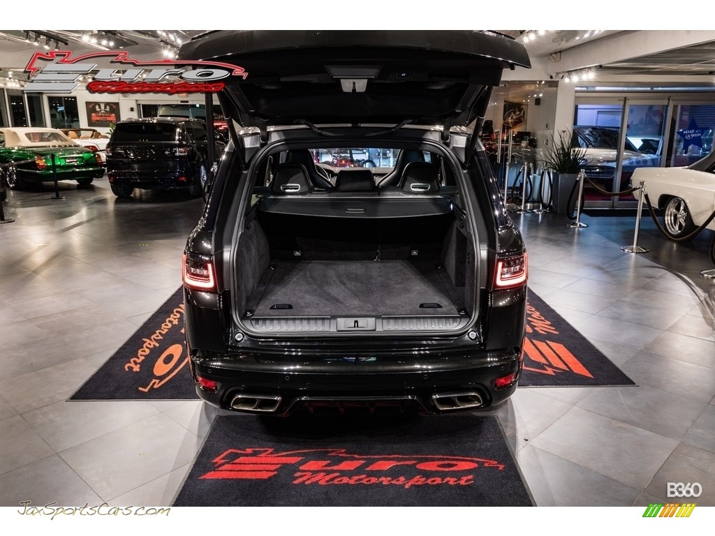 2018 Range Rover Sport SVR - Santorini Black Metallic / Ebony photo #21
