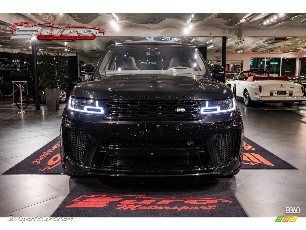 2018 Range Rover Sport SVR - Santorini Black Metallic / Ebony photo #26
