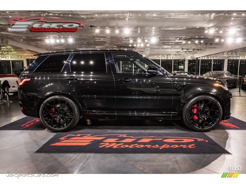 2018 Range Rover Sport SVR - Santorini Black Metallic / Ebony photo #29