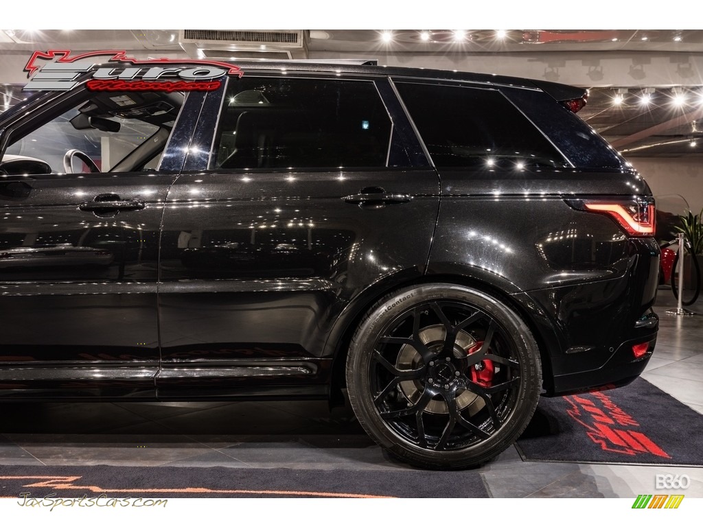 2018 Range Rover Sport SVR - Santorini Black Metallic / Ebony photo #30