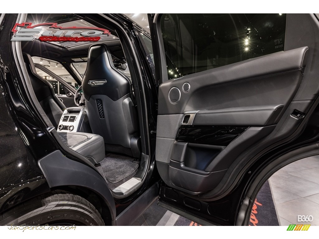 2018 Range Rover Sport SVR - Santorini Black Metallic / Ebony photo #36