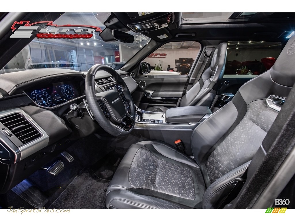 2018 Range Rover Sport SVR - Santorini Black Metallic / Ebony photo #41