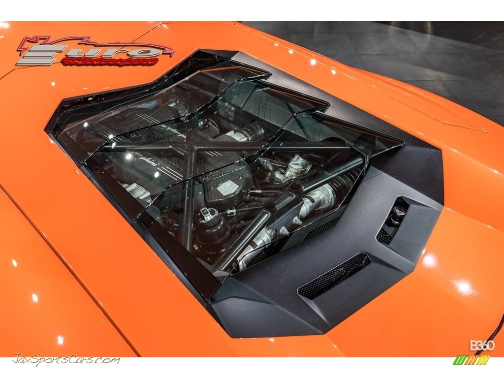 2012 Aventador LP 700-4 - Arancio Atlas (Orange) / Nero Ade photo #37