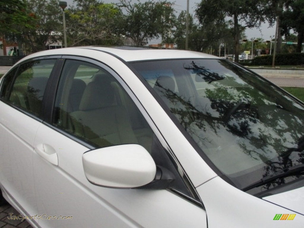 2008 Accord EX Sedan - Taffeta White / Ivory photo #41