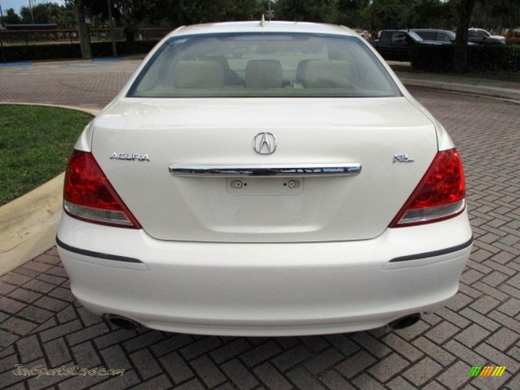 2006 RL 3.5 AWD Sedan - Premium White Pearl / Taupe photo #55