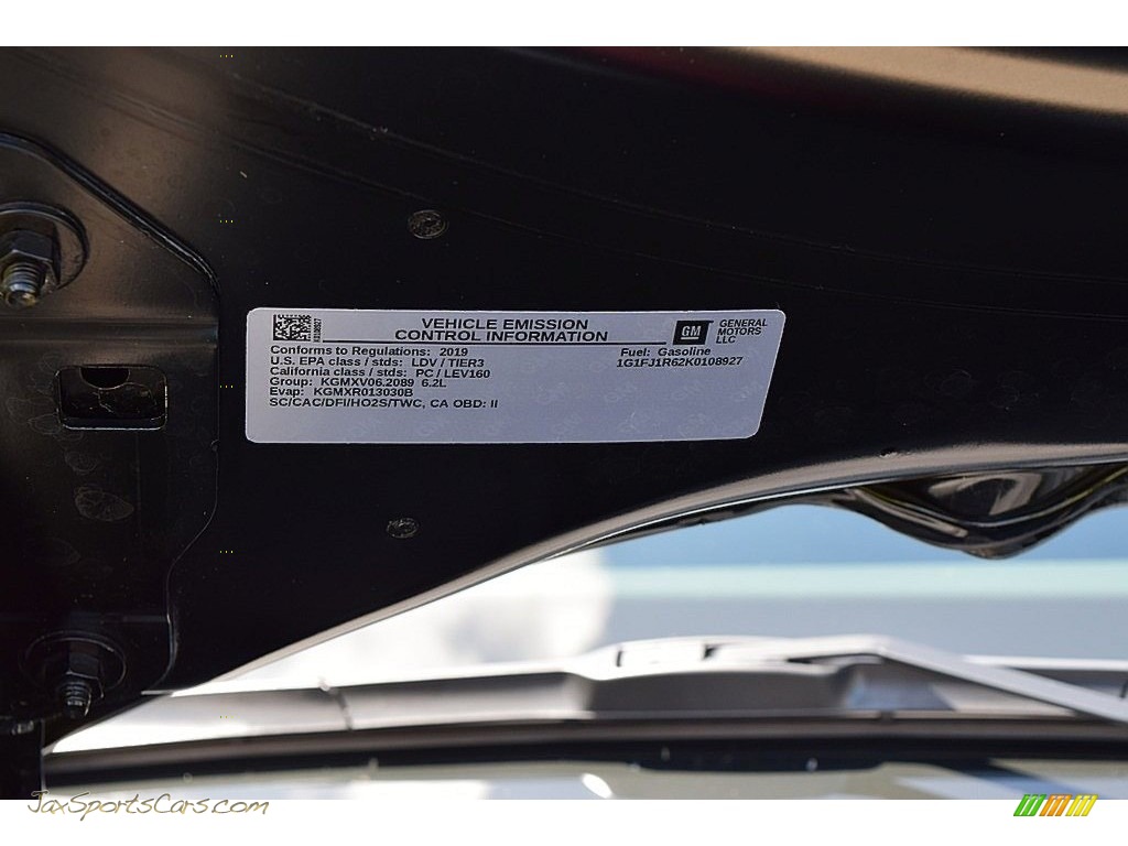 2019 Camaro ZL1 Coupe - Black / Jet Black photo #58