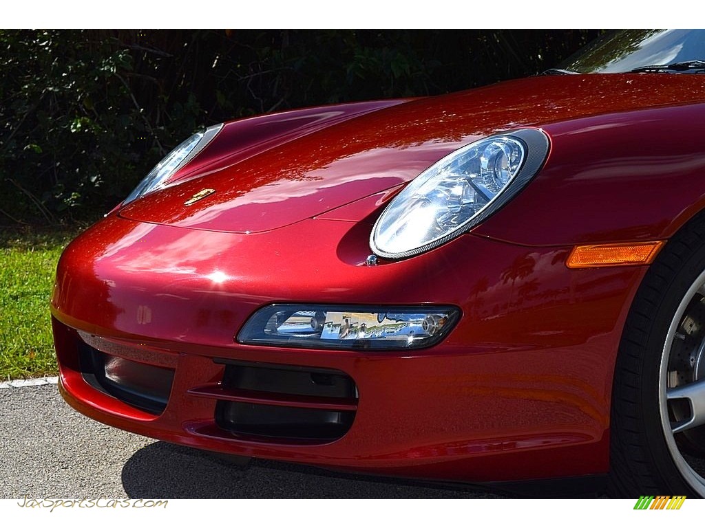 2008 911 Carrera S Coupe - Ruby Red Metallic / Sand Beige photo #17