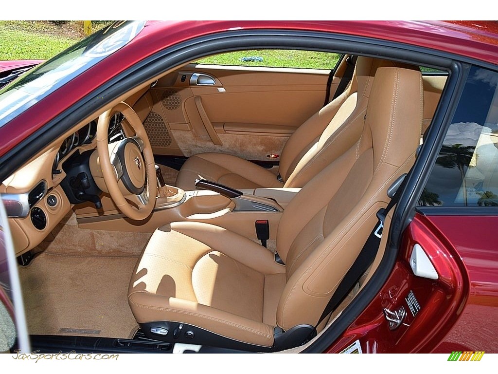 2008 911 Carrera S Coupe - Ruby Red Metallic / Sand Beige photo #32