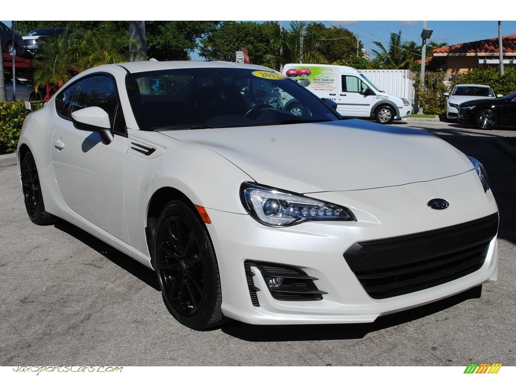 2017 BRZ Limited - Crystal White Pearl / Black photo #2