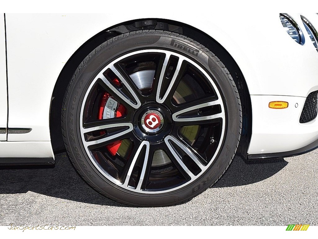 2015 Continental GT V8 S Convertible - Arctica / White/Black photo #24