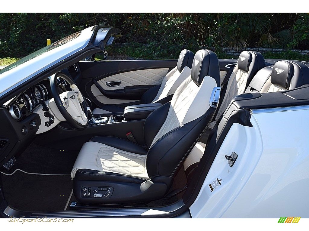 2015 Continental GT V8 S Convertible - Arctica / White/Black photo #31