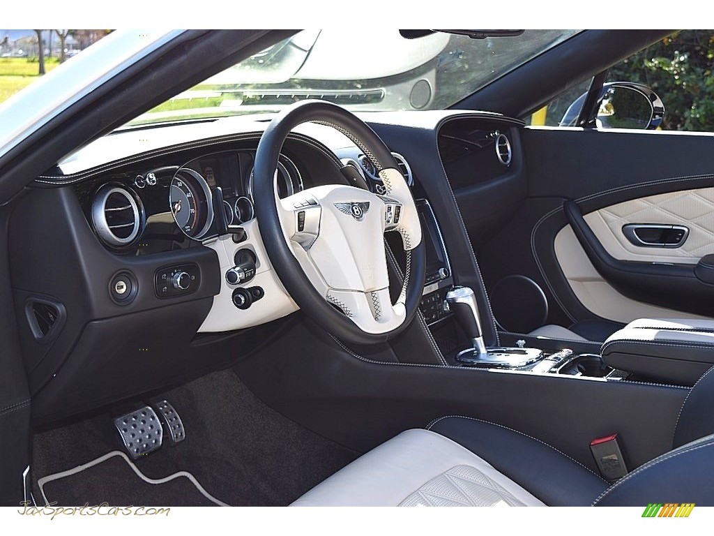 2015 Continental GT V8 S Convertible - Arctica / White/Black photo #32