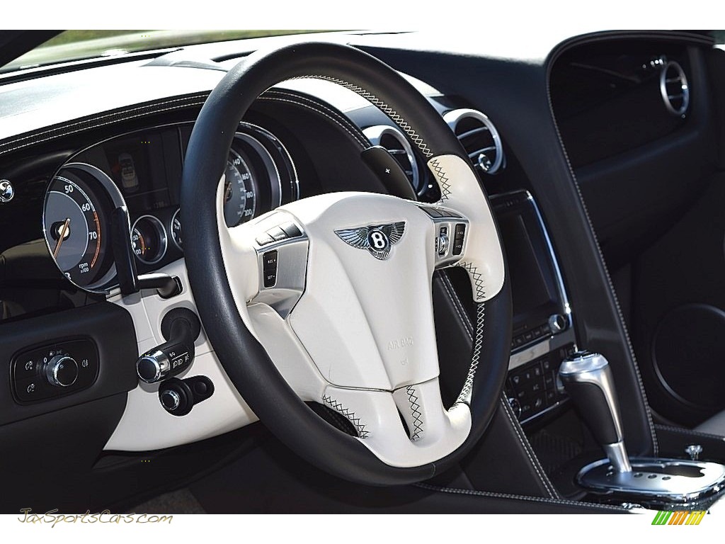 2015 Continental GT V8 S Convertible - Arctica / White/Black photo #33
