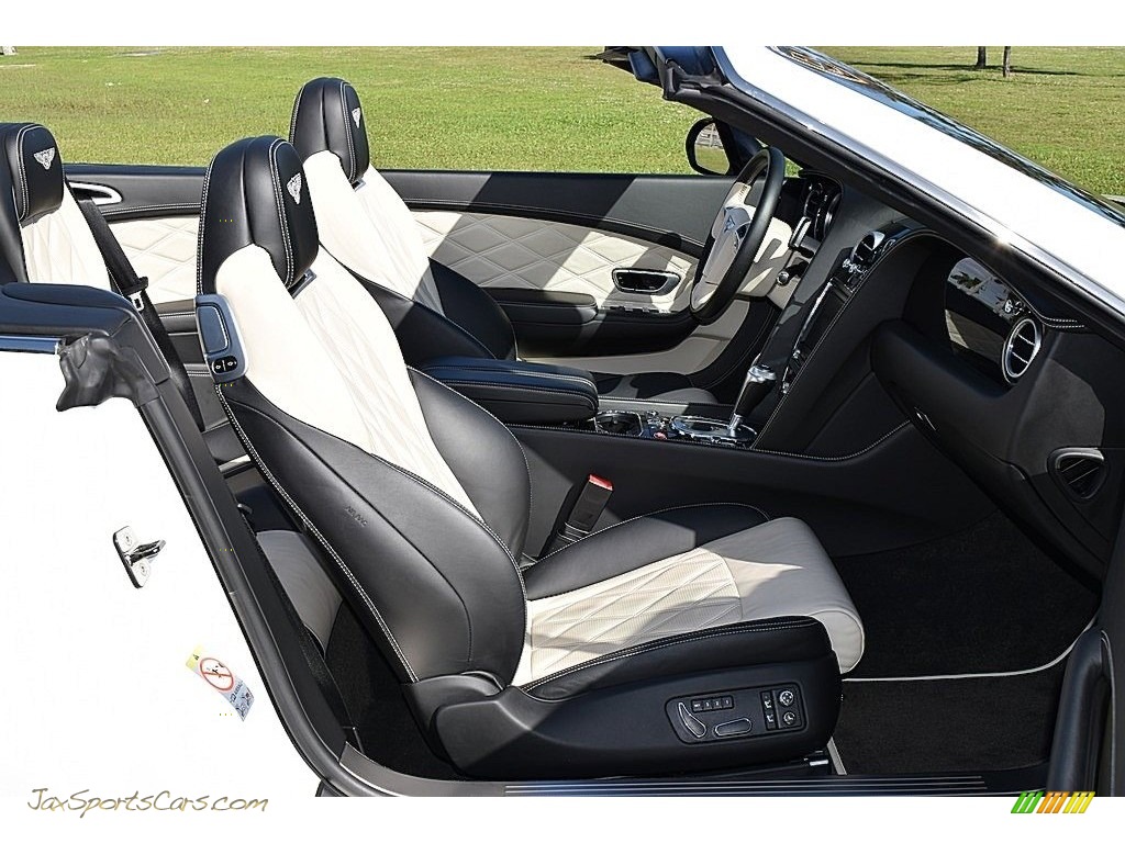 2015 Continental GT V8 S Convertible - Arctica / White/Black photo #45