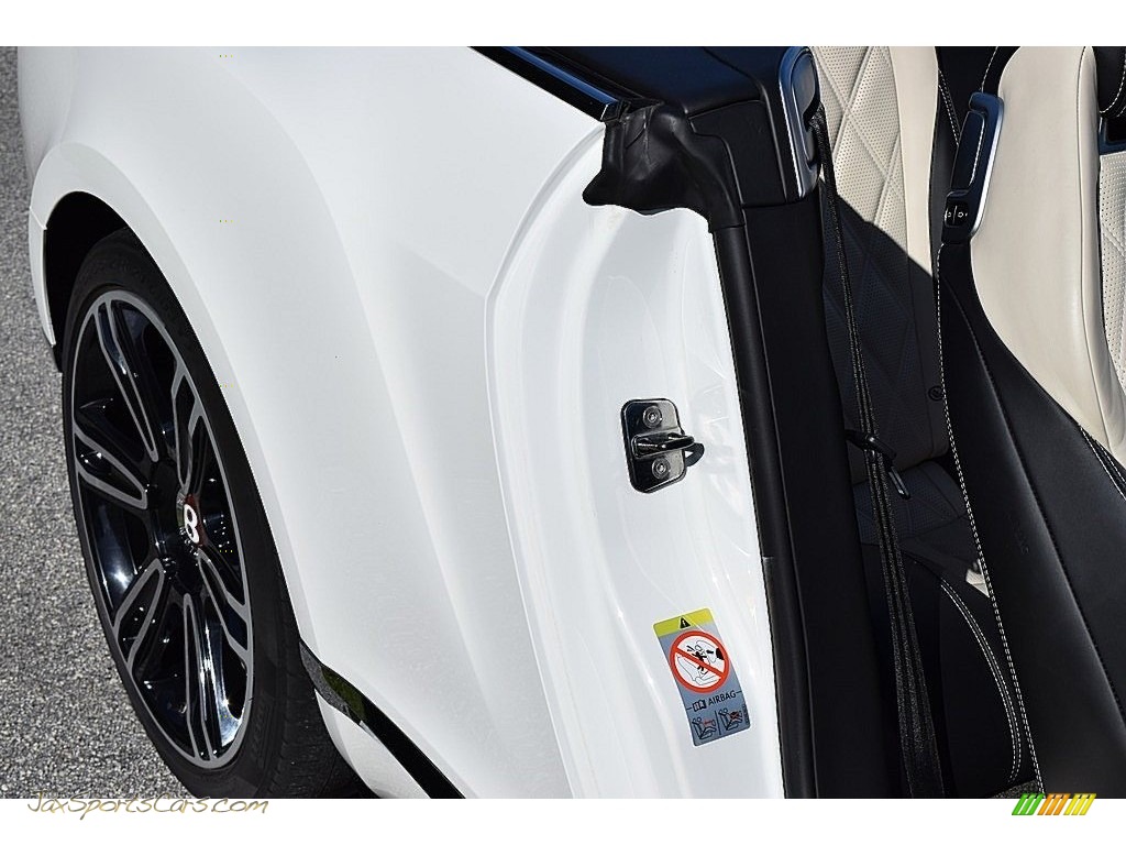 2015 Continental GT V8 S Convertible - Arctica / White/Black photo #49