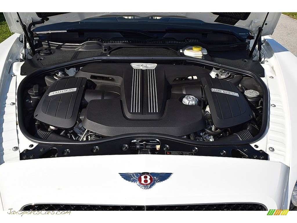 2015 Continental GT V8 S Convertible - Arctica / White/Black photo #60