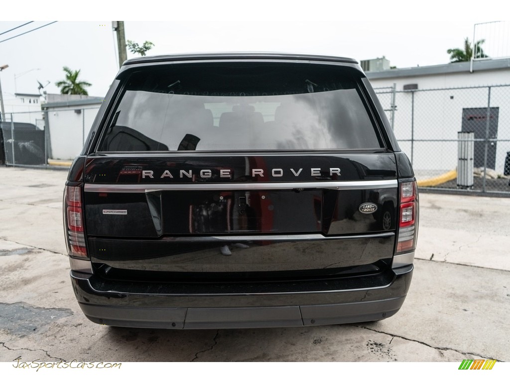 2013 Range Rover Supercharged LR V8 - Barolo Black Metallic / Ebony photo #5