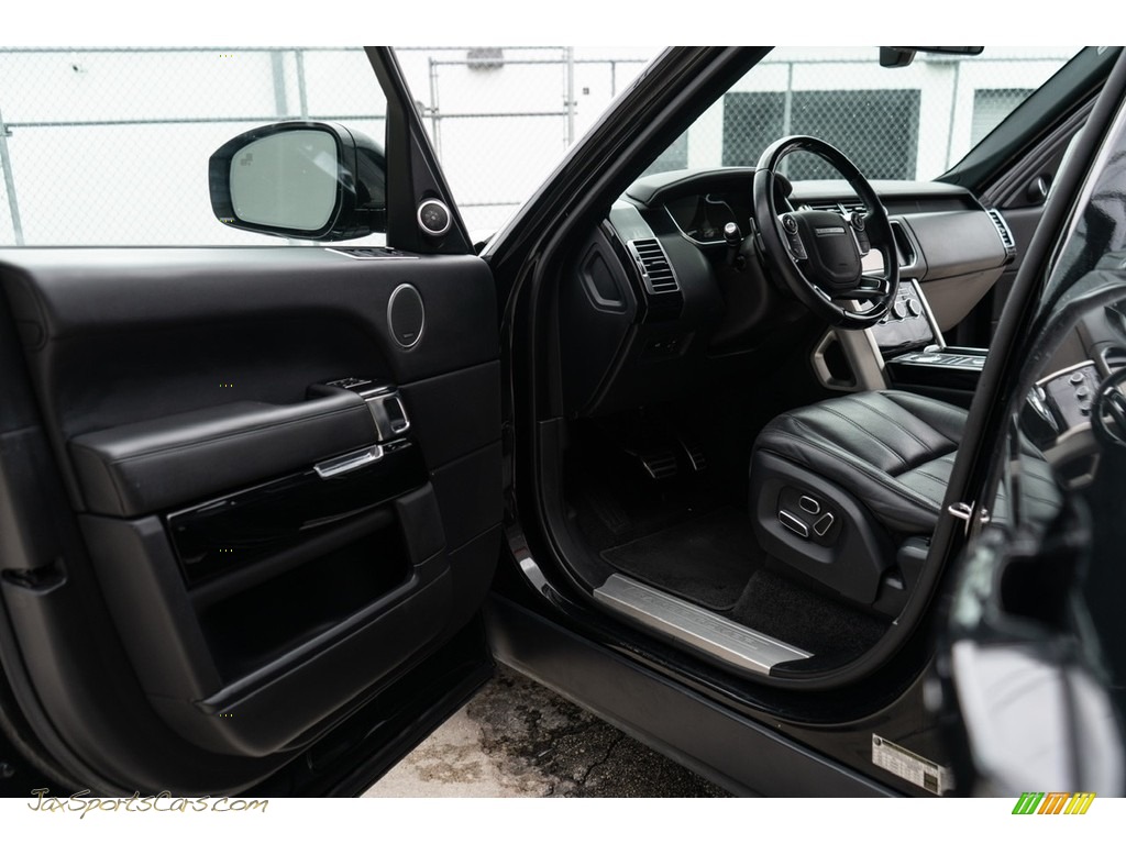 2013 Range Rover Supercharged LR V8 - Barolo Black Metallic / Ebony photo #9