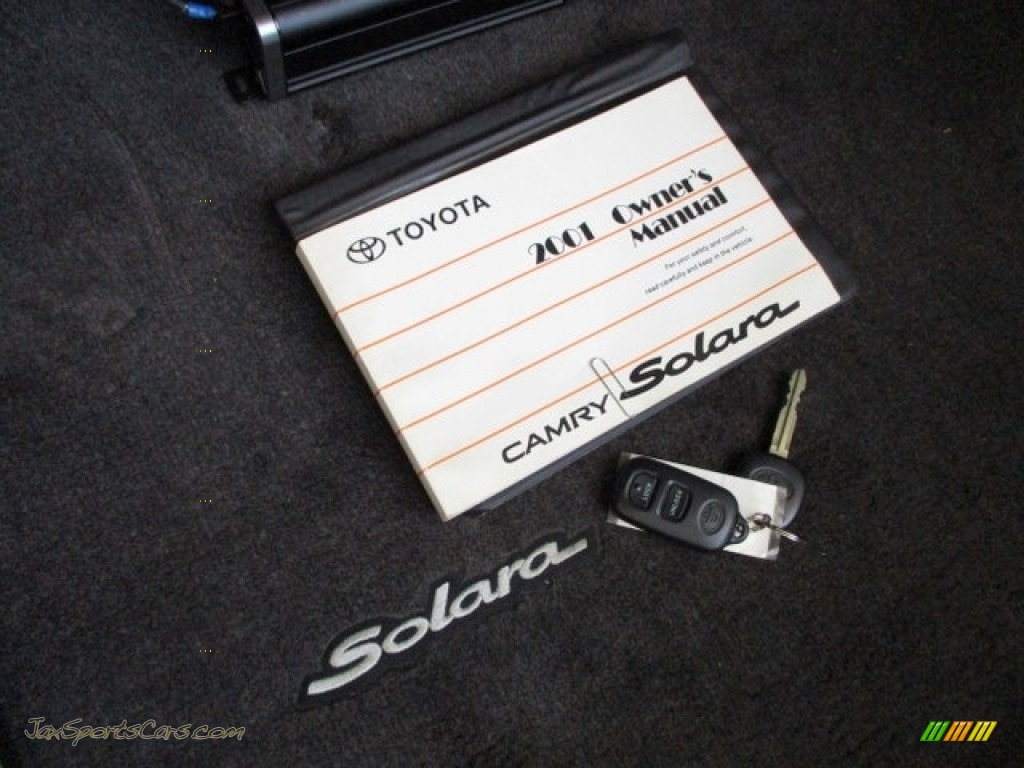 2001 Solara SLE V6 Convertible - Silverstream Opalescent / Charcoal photo #44