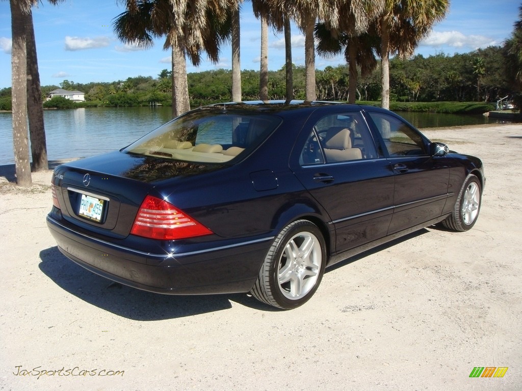 2003 S 430 Sedan - Capri Blue Metallic / Java photo #7