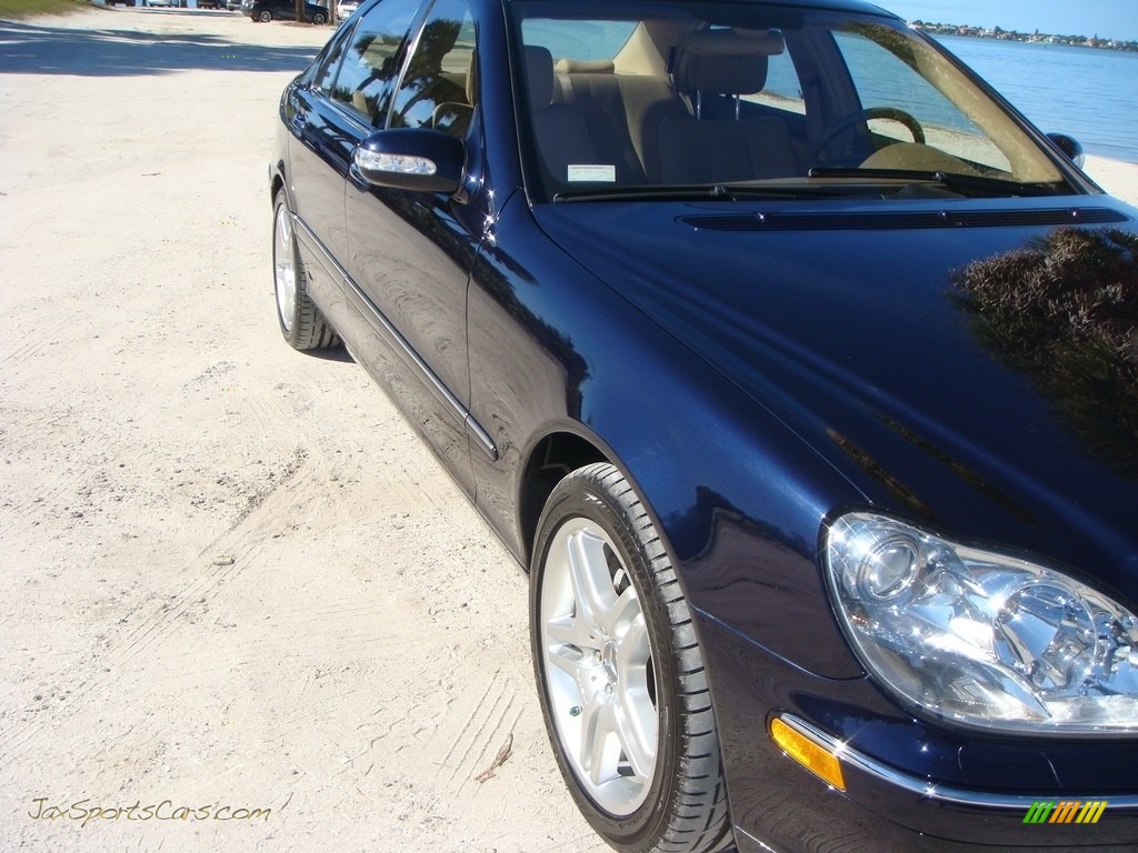 2003 S 430 Sedan - Capri Blue Metallic / Java photo #9