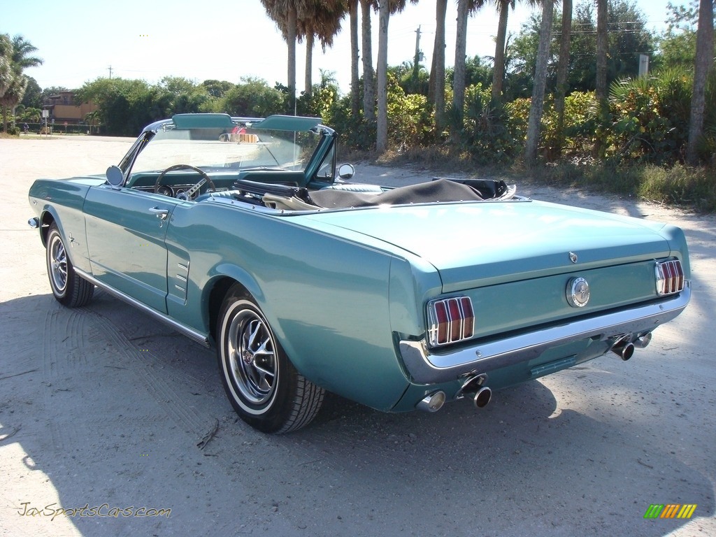 1966 Mustang Convertible - Tahoe Turquoise / Turquoise photo #5