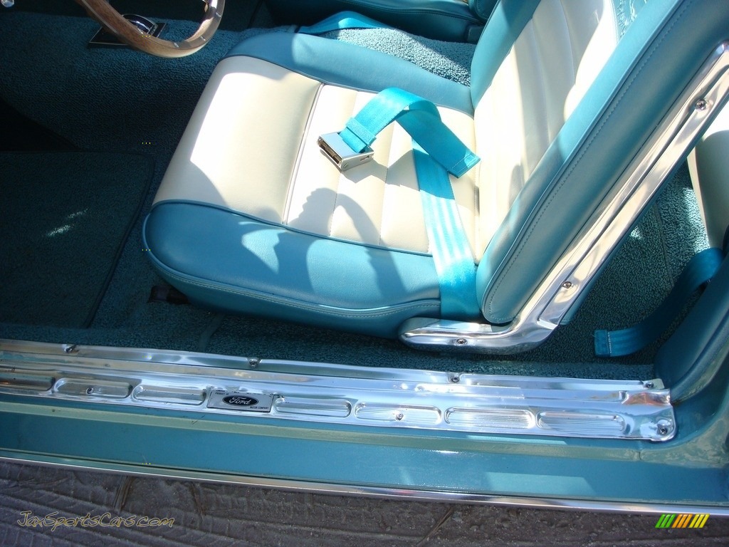 1966 Mustang Convertible - Tahoe Turquoise / Turquoise photo #14