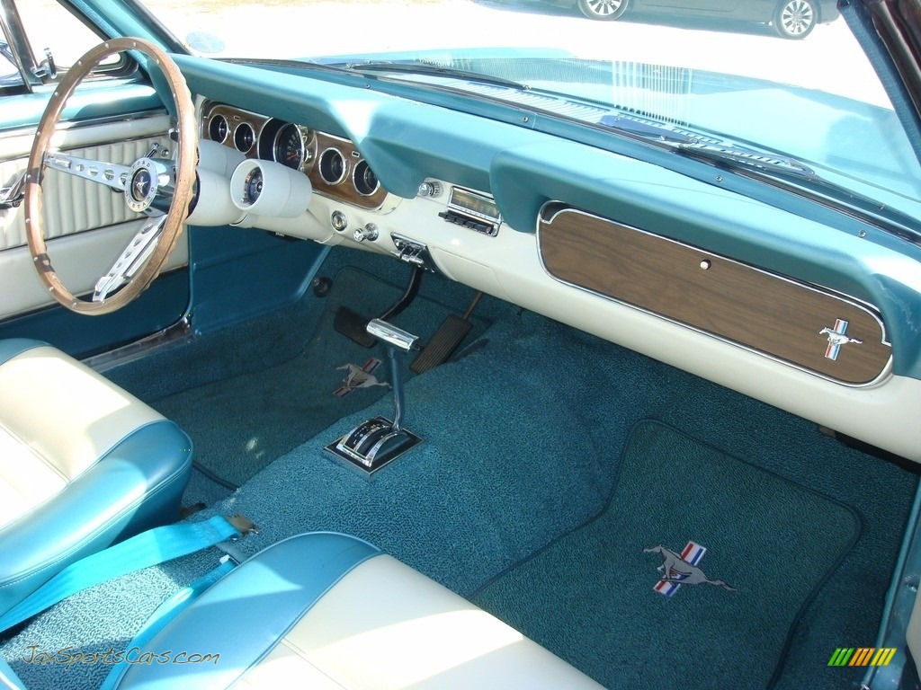1966 Mustang Convertible - Tahoe Turquoise / Turquoise photo #20