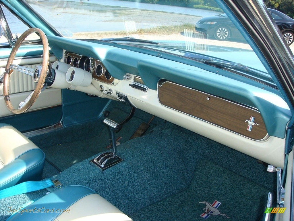 1966 Mustang Convertible - Tahoe Turquoise / Turquoise photo #21