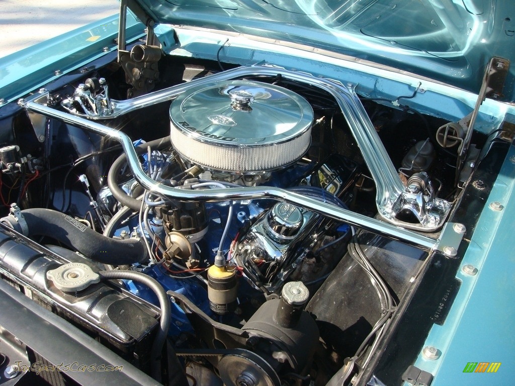 1966 Mustang Convertible - Tahoe Turquoise / Turquoise photo #22