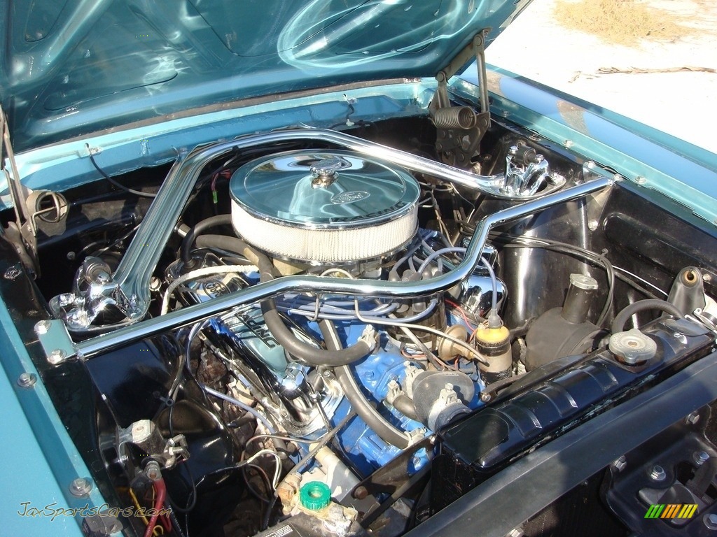 1966 Mustang Convertible - Tahoe Turquoise / Turquoise photo #23