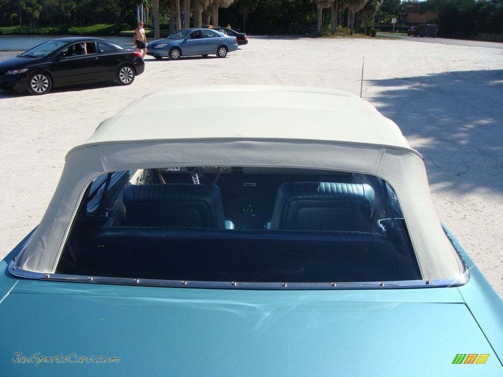 1966 Mustang Convertible - Tahoe Turquoise / Turquoise photo #31