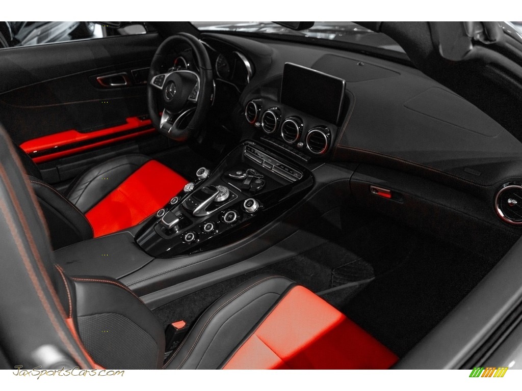 2019 AMG GT Roadster - Selenite Grey Metallic / Red Pepper/Black photo #20