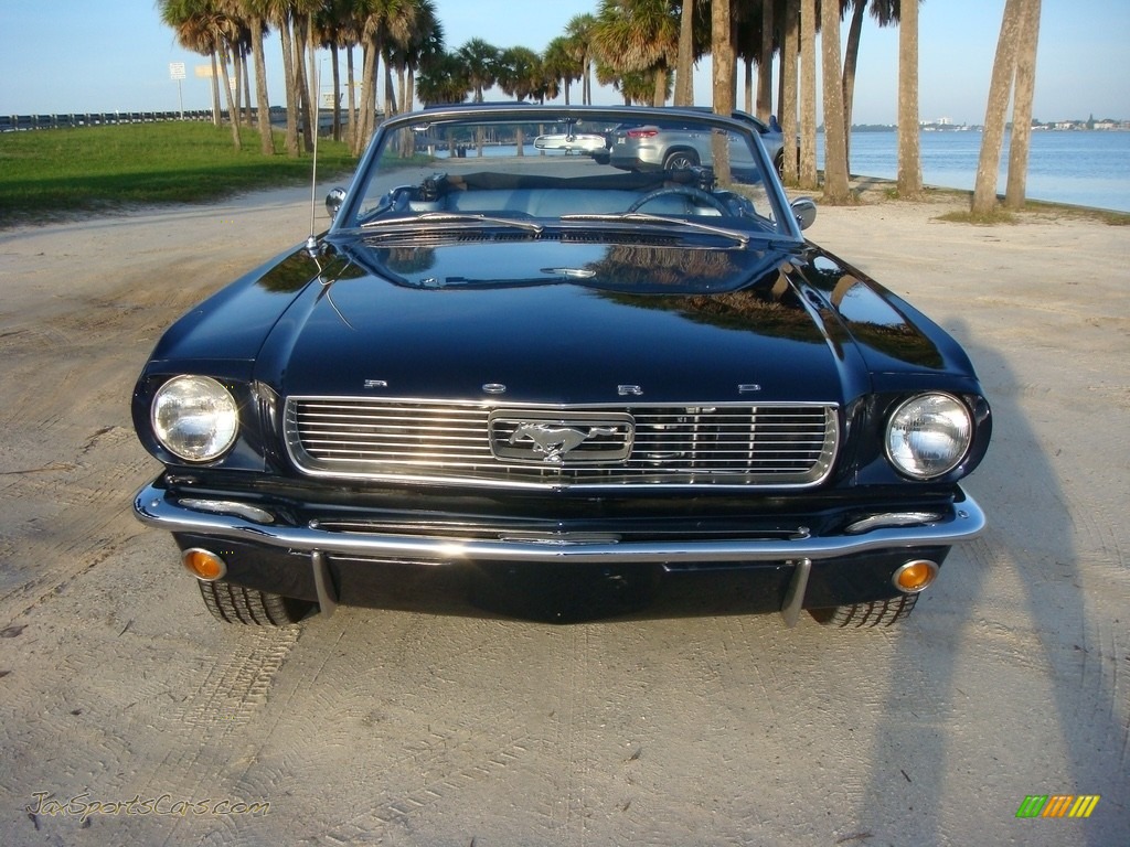 1966 Mustang Convertible - Nightmist Blue / Light Blue photo #2