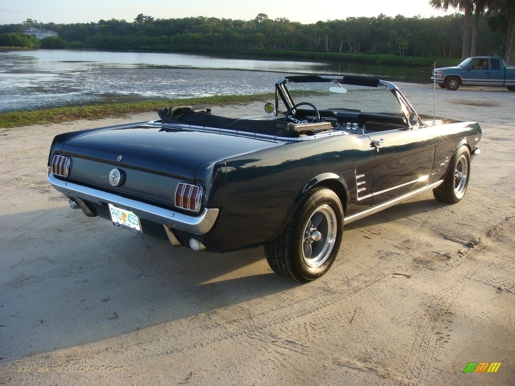 1966 Mustang Convertible - Nightmist Blue / Light Blue photo #7