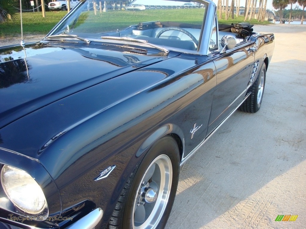 1966 Mustang Convertible - Nightmist Blue / Light Blue photo #10